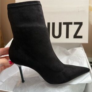 SCHUTZ Women's High Stiletto Dress Booties